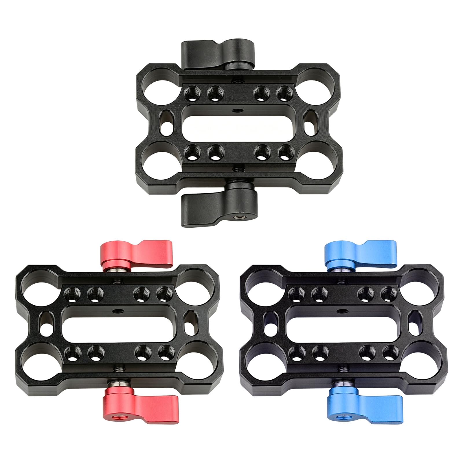 Adapter zaciskowy pręta 15 mm 1/10.2 cm gwint przesuwny blok cztery
