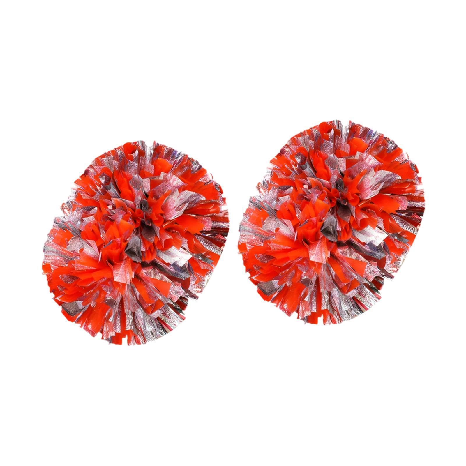 2 Stück Cheerleading mit Ergonomischem Griff für Kinder Und Erwachsene Handblume für Sportspiel Mannschaft Cheer Poms Tanzparty Handzubehör