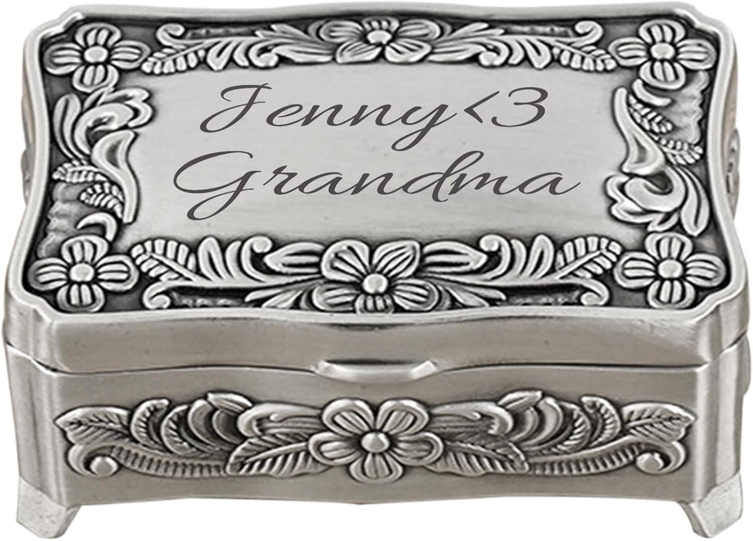 Personalized Vintage Jewelry Box with Message, Keepsake Gifts for Women