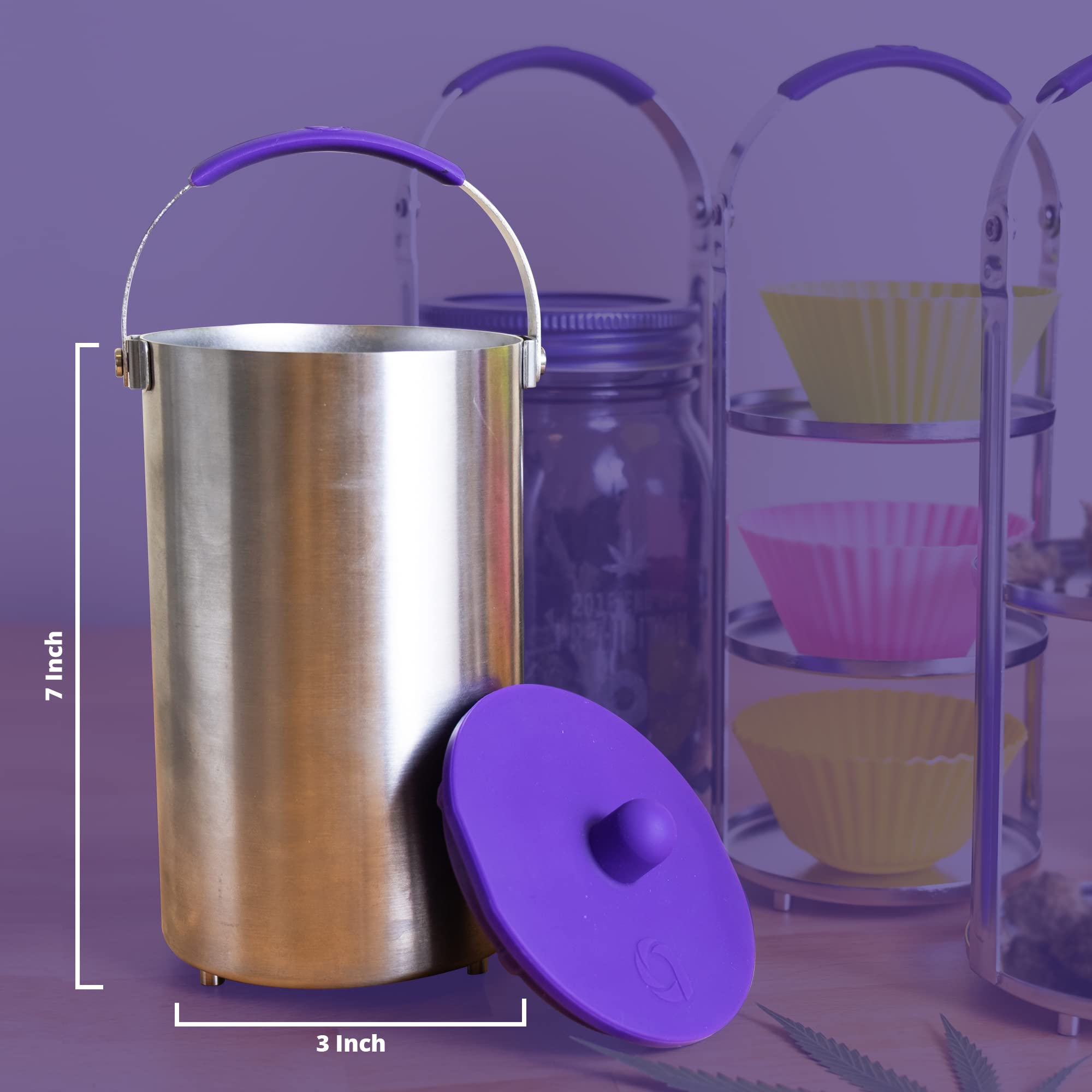 Ardent FX Vessel Recipiente de Almacenamiento Multifuncional: Simplifica el Proceso de Cocción de Hierbas Secas, Organiza y Protege tus Creaciones de Forma Discreta, Compatible con los Dispositivos
