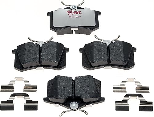 Raybestos Element3 EHT Juego de pastillas de freno traseras de repuesto para modelos Audi A4A6TT y Volkswagen BeetleCabrioGolfJettaPassat (EHT340AH)