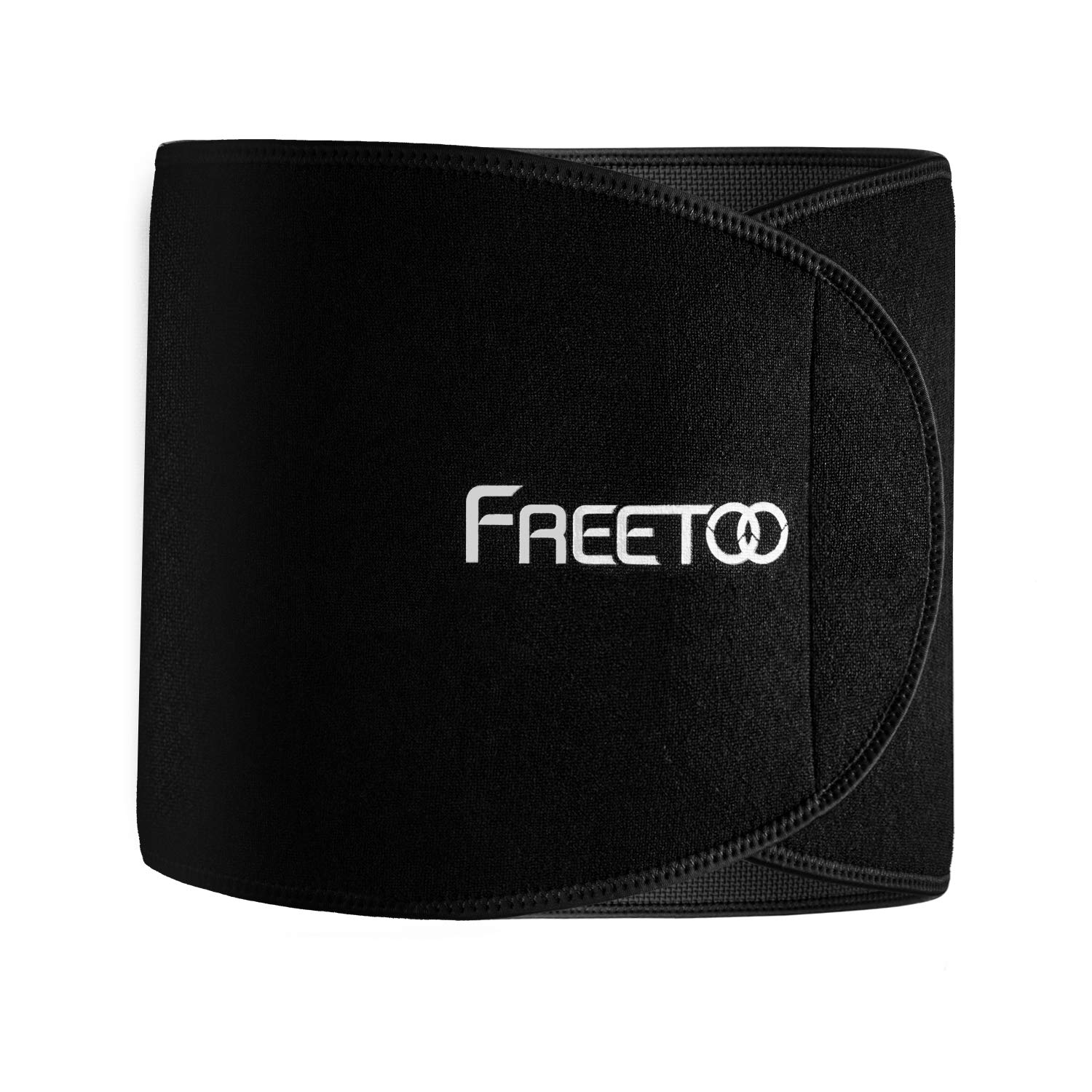 FREETOO Waist Trimmer Belt Slimming Sweat Belt for Fitness Adjustable Waist Trainer for Men and Women Super Lightweight for Slimming Running