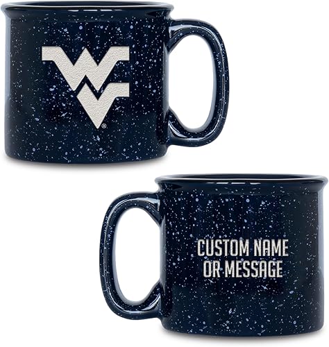 Miniatura 392 de Rico Industries NCAA Utah Utes - Taza de café personalizada de 12 onzas con logotipo grabado con láser profundo, taza de cerámica para acampar con