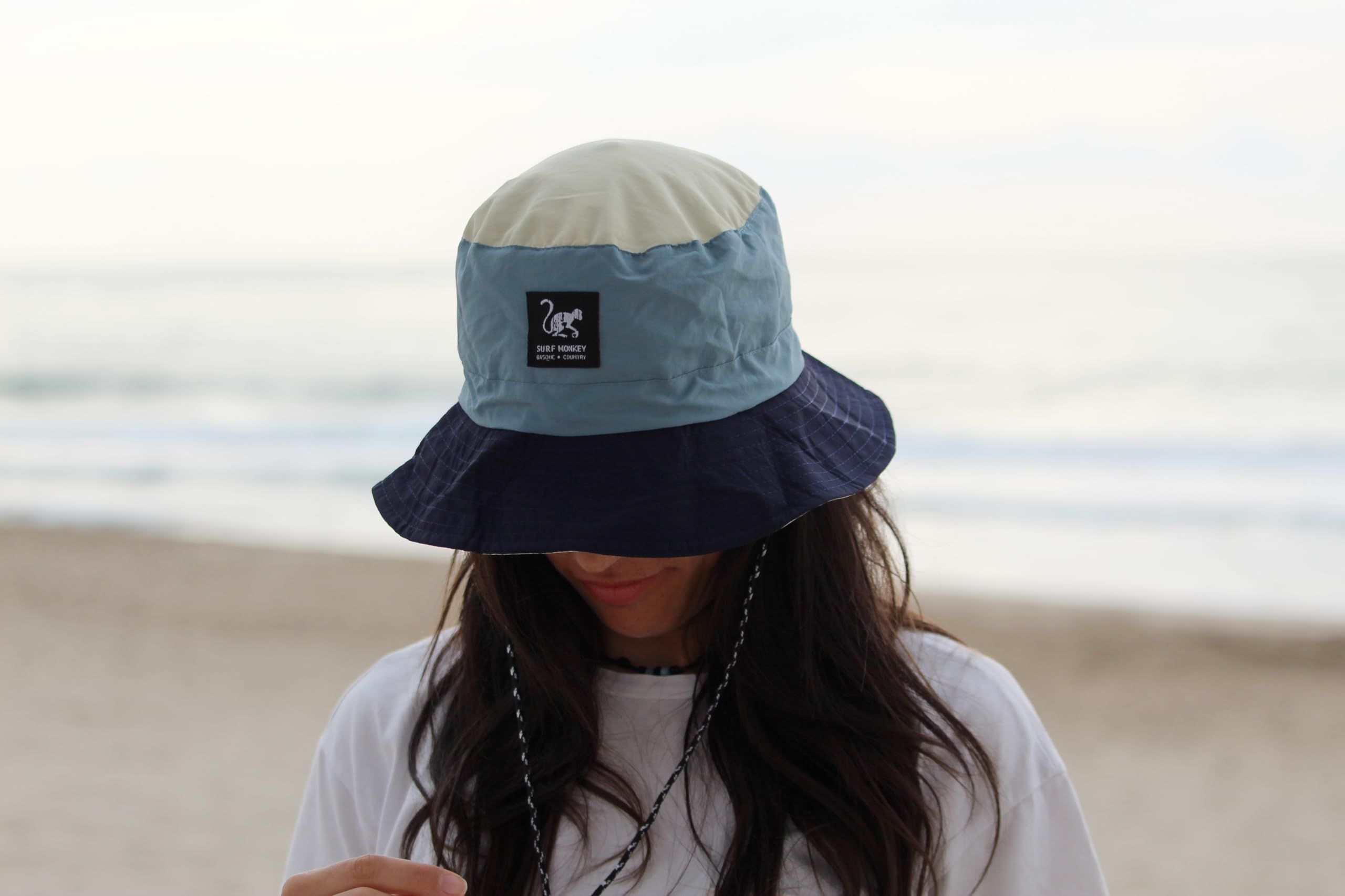 Surf Monkey Boonie Hat Impermeable Hombre/Mujer - Talla única - Sombrero Plegable