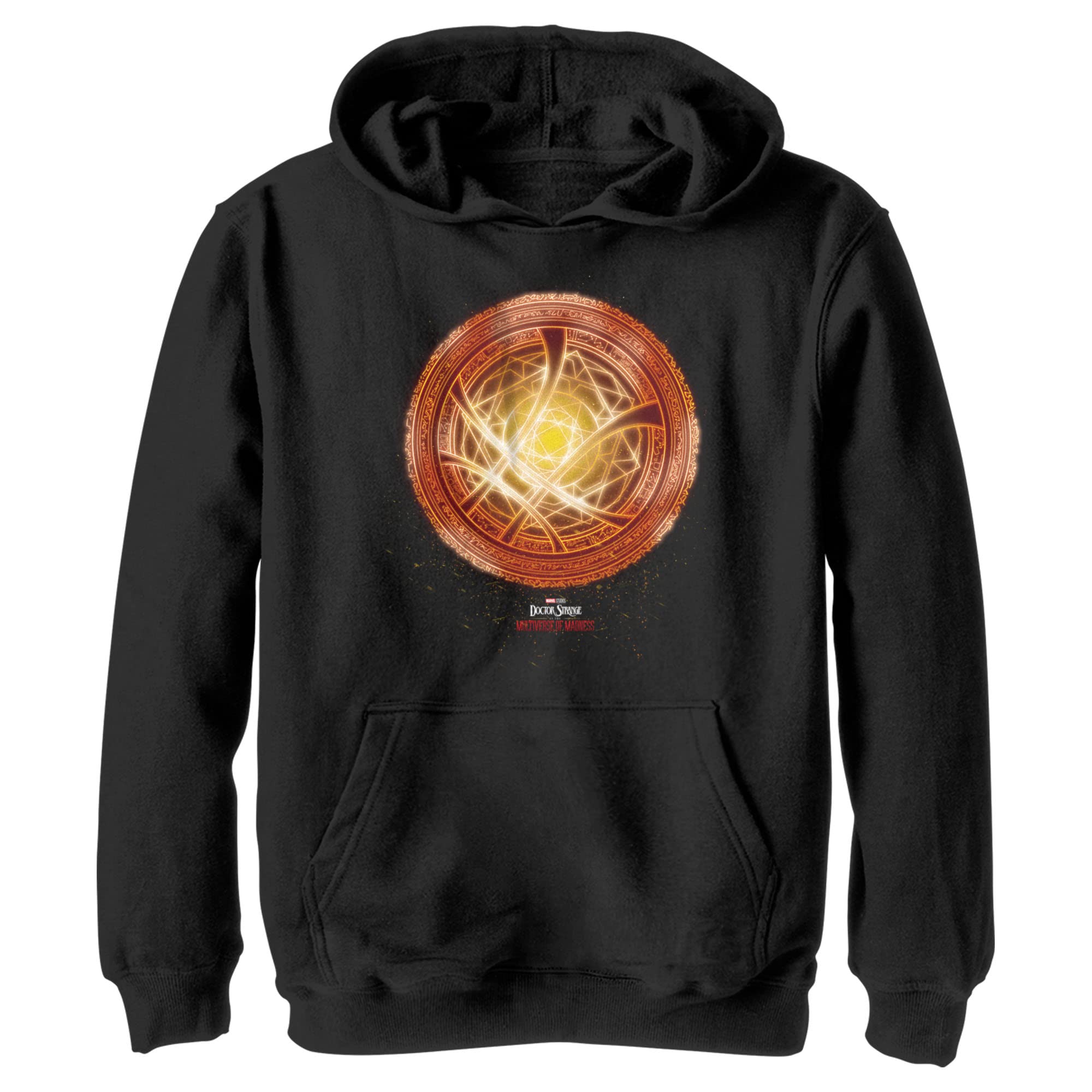 Marvel chłopięca bluza z kapturem Doctor Strange im Multiversum des Wahnsinns Dr. Strange Rune, czarna, S, czarny, S