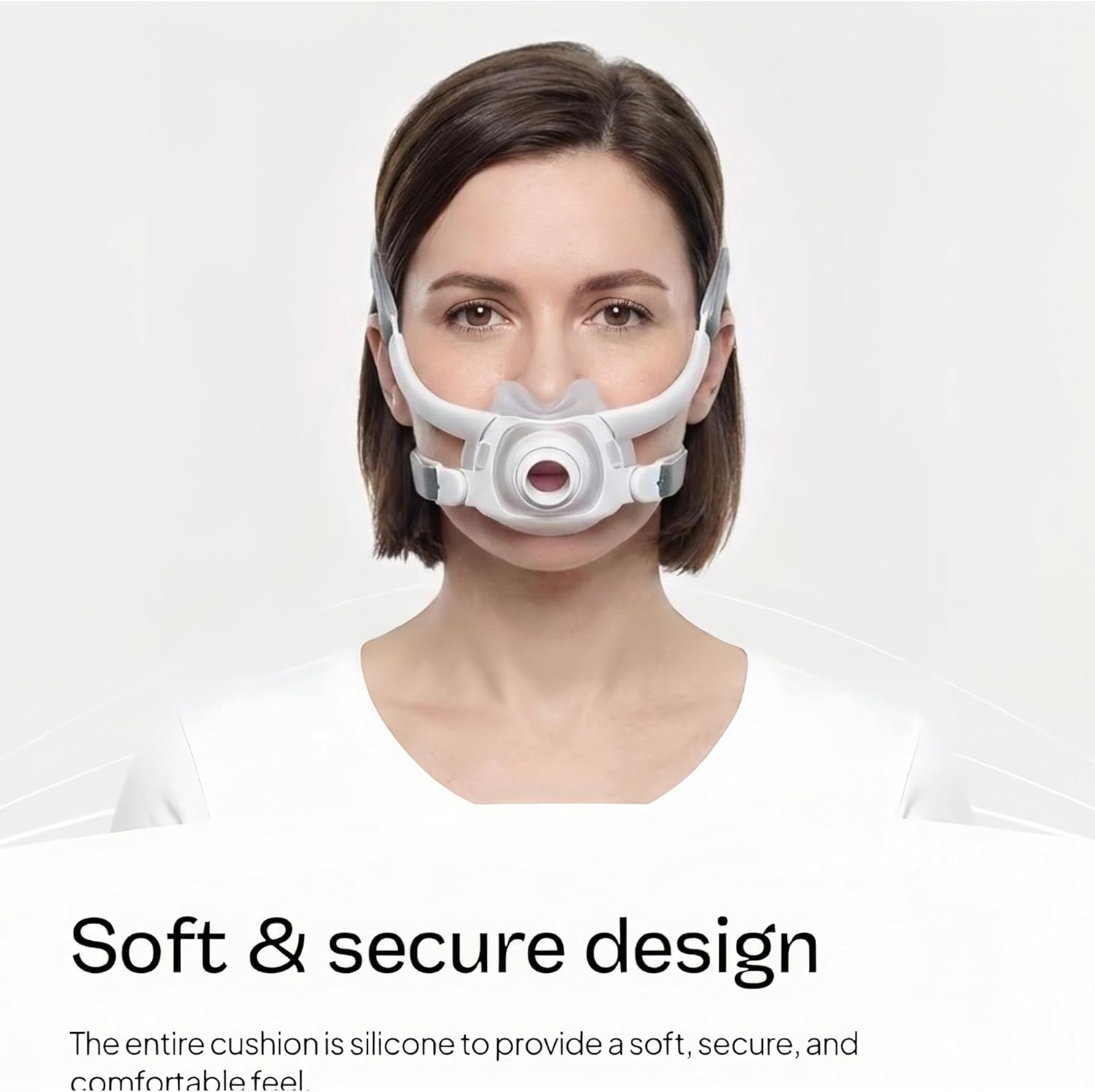 Replacement Cushion for Resmed AirFit F40 Full Face Cushion,CPAP Mask Accessories,Soft Silicone (Medium) - Image 2