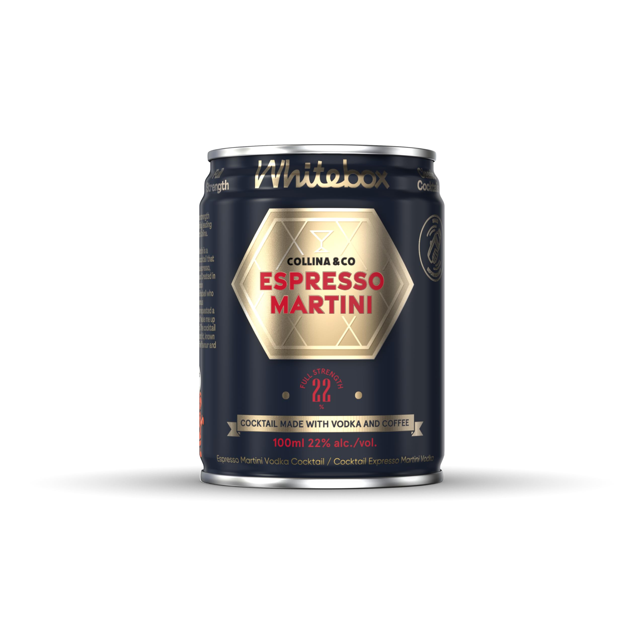 WHITEBOX COCKTAILS Ready to Drink Espresso Martini, 1 x 100ml Can