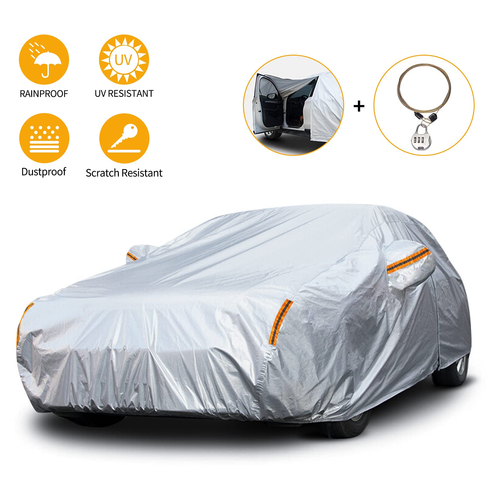 Photo 1 of BDFHYK 6 Layers Car Cover Chevrolet Corsa Aveo etc (Length Up to 157")