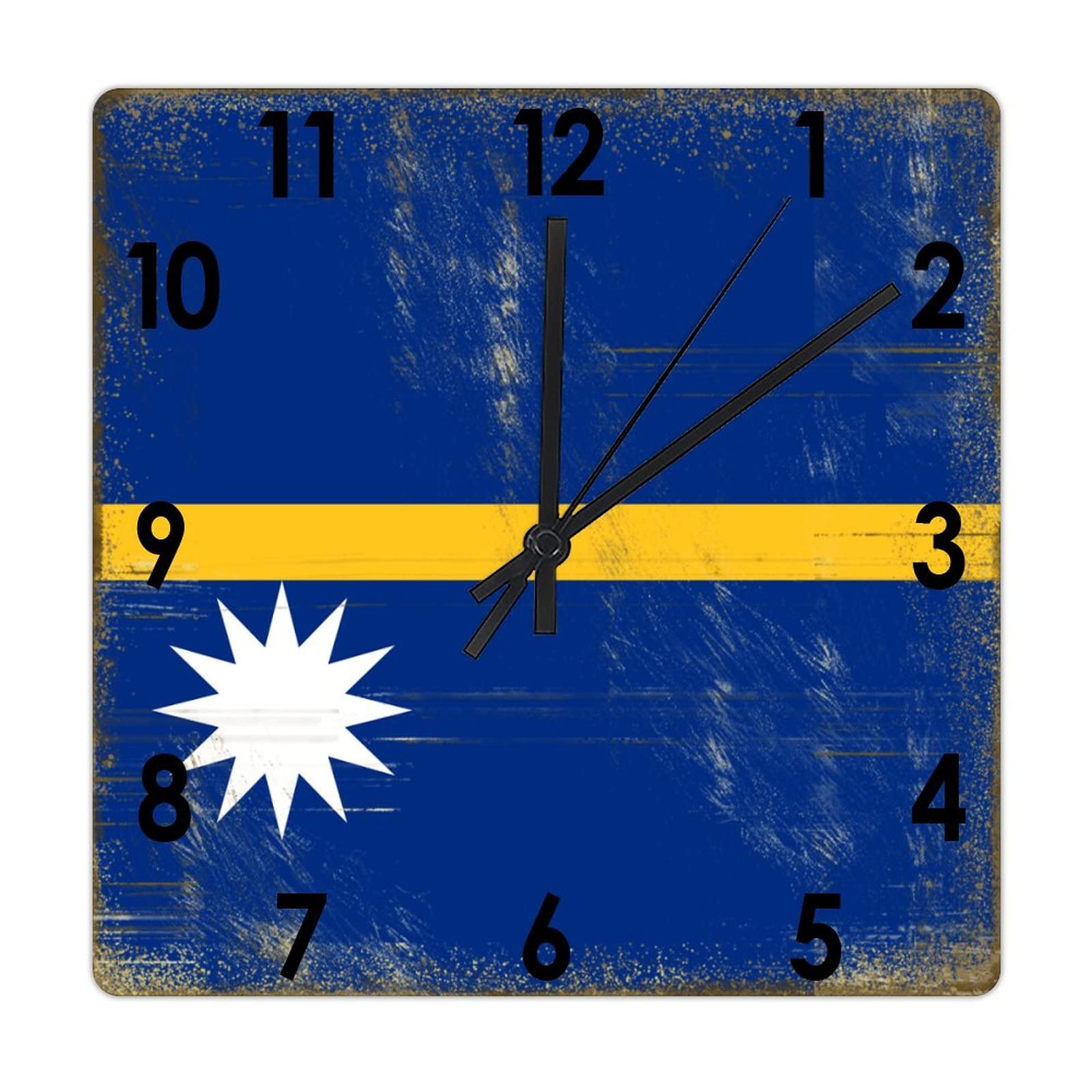 Horloge murale Nauru en bois pour sublimer la décoration de votre salon