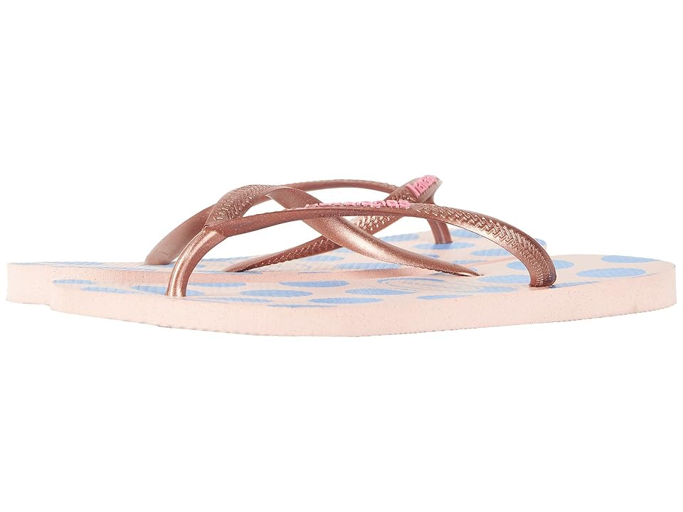 

Havaianas Slim Retro Flip Flops (Ballet Rose) Women's Sandals