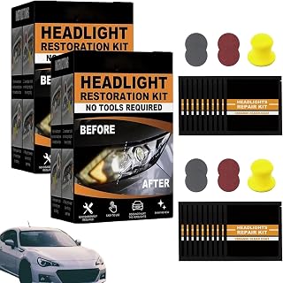 Restowipes Headlight Resto Wipes Car Headlight Cleaning Cloths Headlight Lens Reset Kit for Cars and Trucks (2)