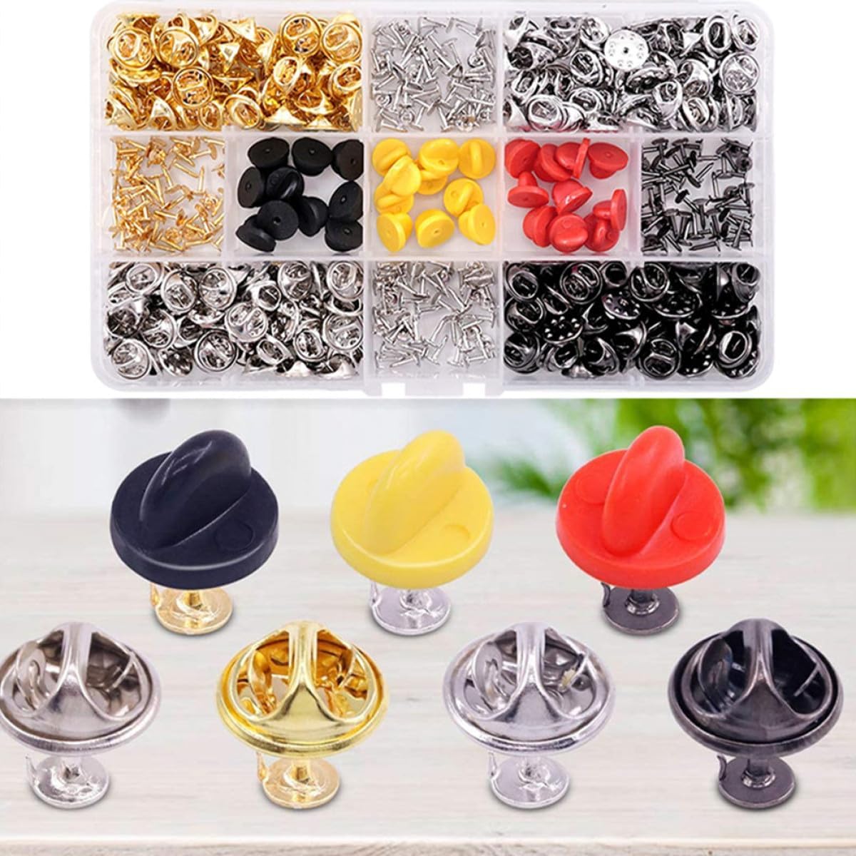 430pcs Butterfly Pin Backs for Jewelry Making and DIY Crafts