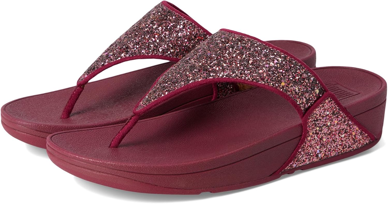 FitFlop Lulu Multi-Tonal Glitter Toe-Post Sandals