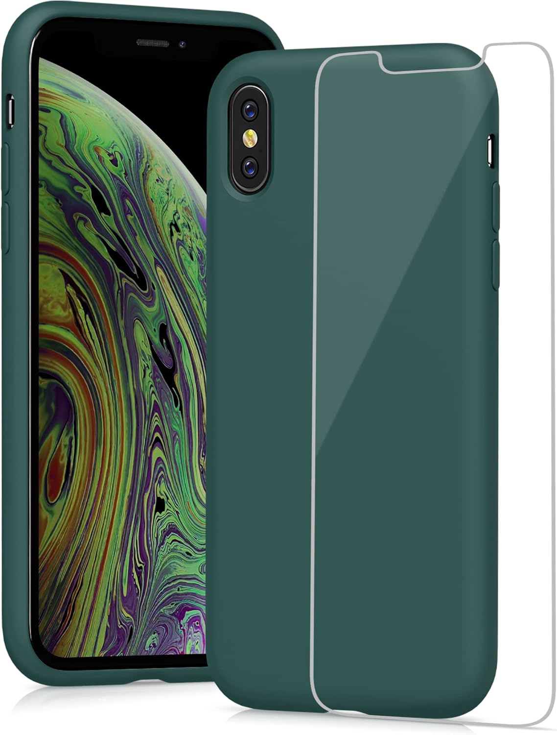 YATWIN Funda Compatible con iPhone X 5,8