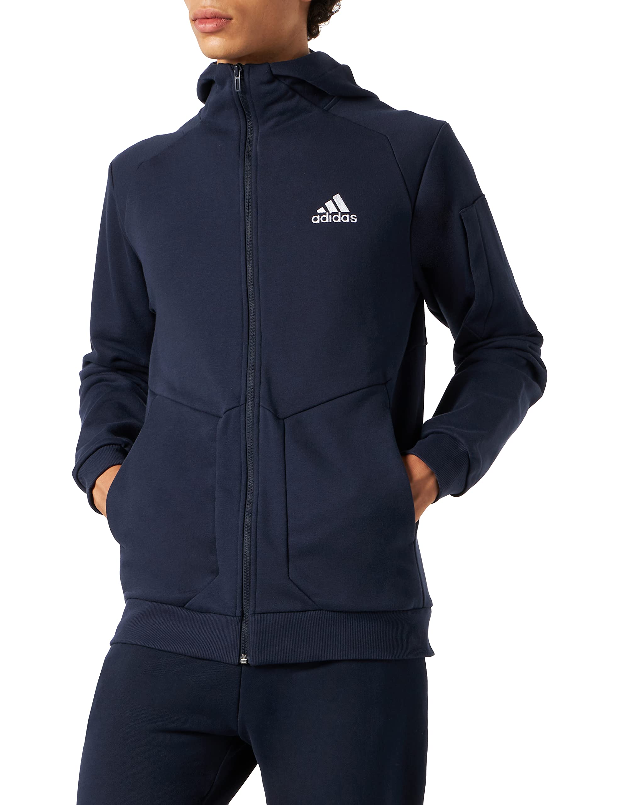 Adidas Men's Legend Ink He1812 M Gmdy Fz Hd Sweatshirt 2XL