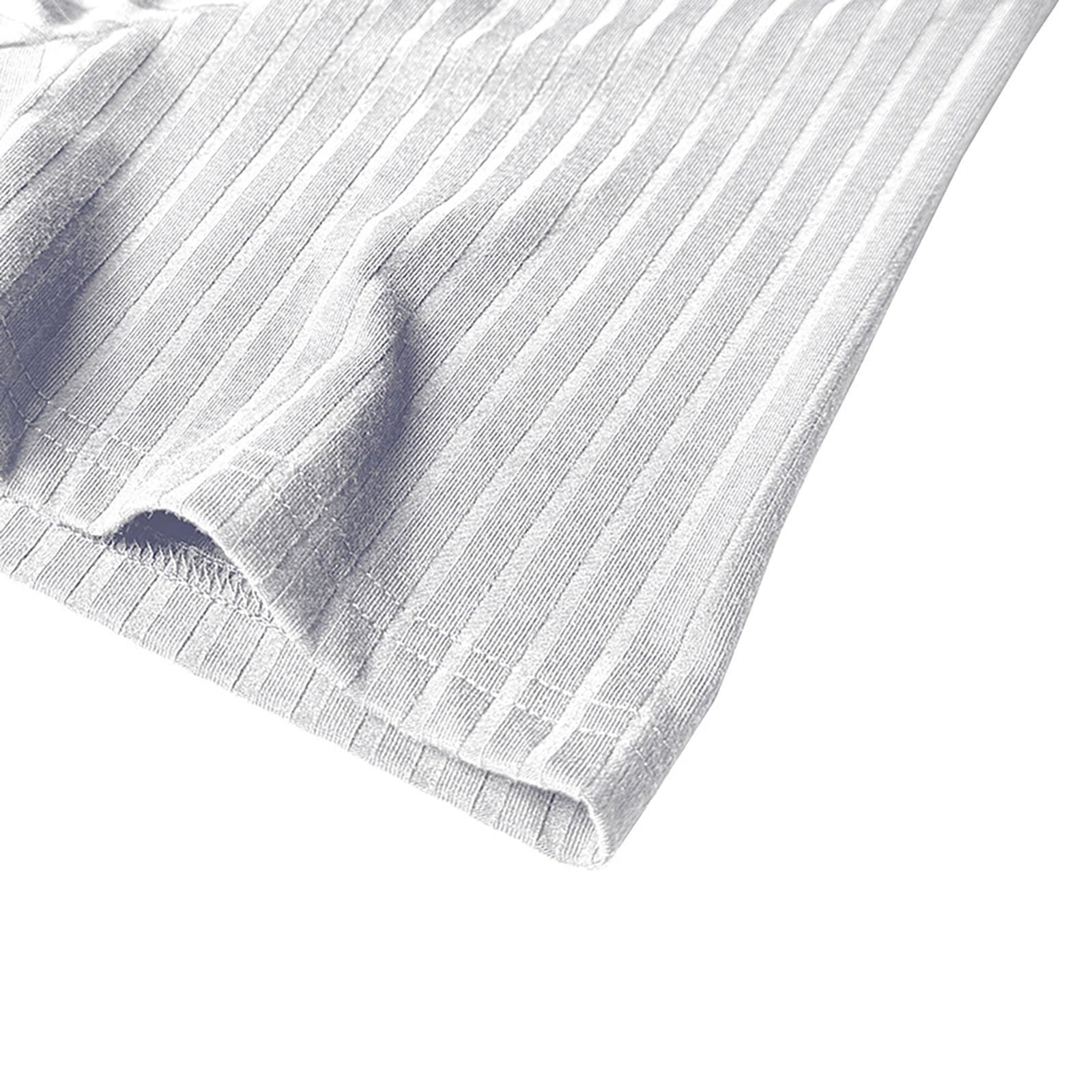 Generico Maglia Uomo Muscolare Maniche Corte Collo Tondo in Cotone A Costine, vestibilità Snella Indumento Sportivo per Allenamenti in Palestra