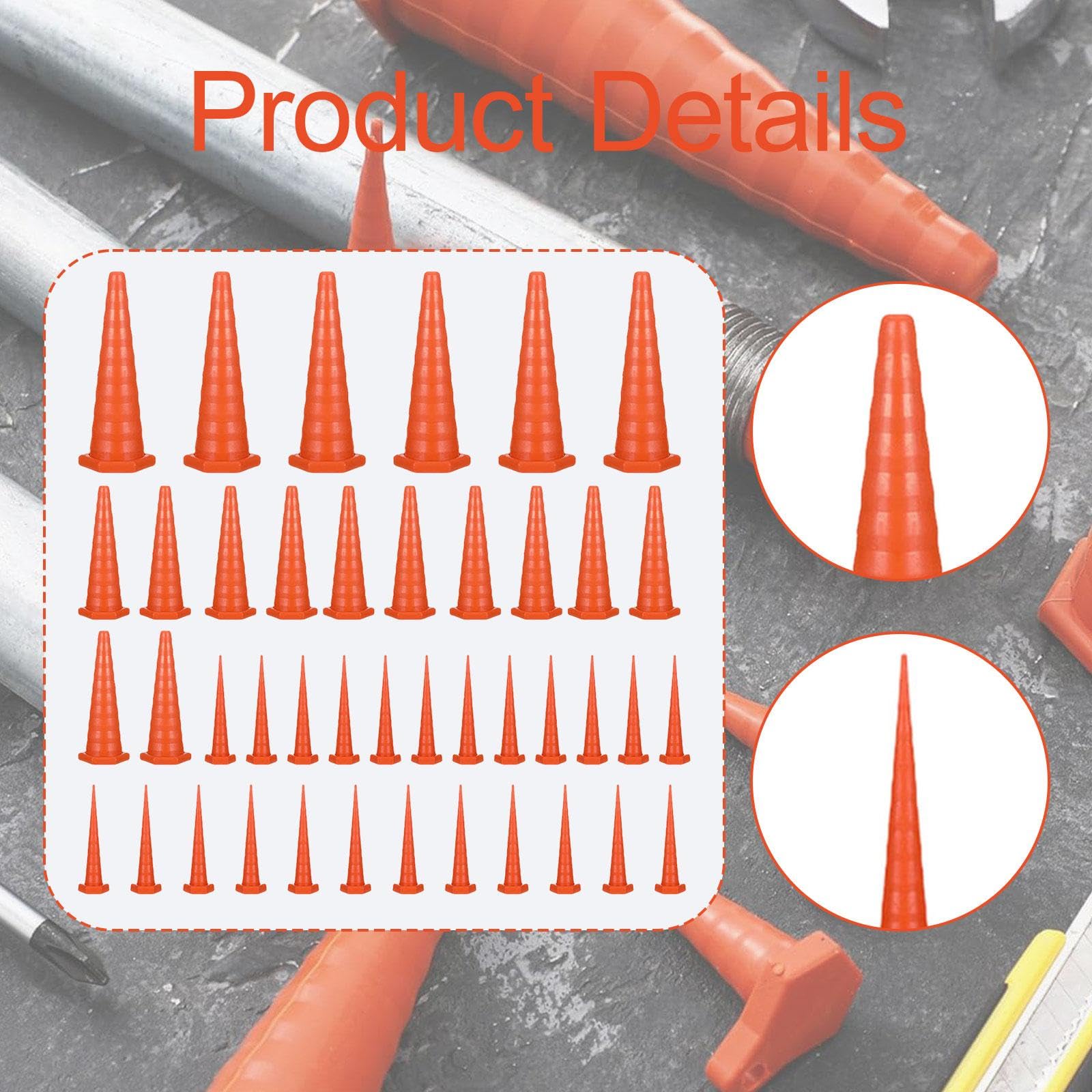 Colcolo 42 Stück Hydrauliköl-Servicestopfen, Industrie-Multipack, wiederverwendbarer Gummi, 3 Größen, Ölschlauchleitungsstopfen für die Bewässerung