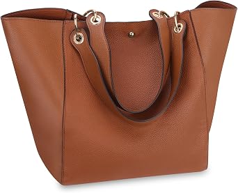Voeveg Tote Bag for Women Purses Extra Large Leather Work And Handbags Fashion Shoulder Zipper Tote Bag Travel Hand Bags