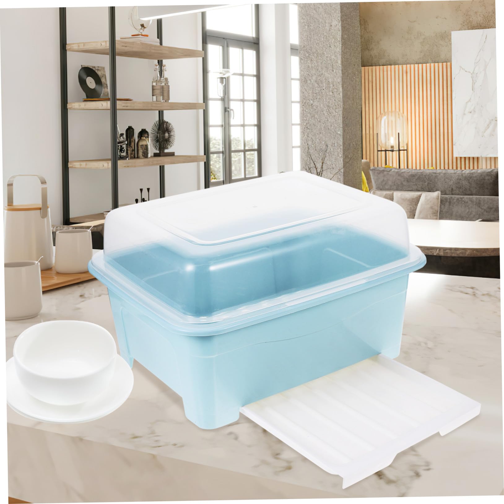 Geschirr Abtropfbox für Schalen und Essstäbchen mit Wasserablauf