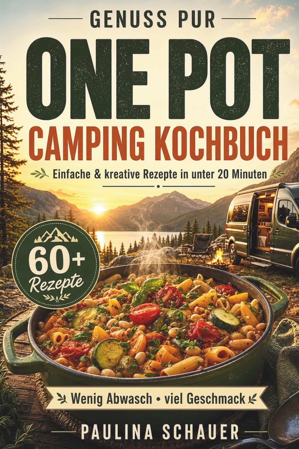 Genuss pur – One Pot Camping Kochbuch: Einfache & kreative Rezepte in unter 20 Minuten! Für Camper, Vanlife & Outdoorfans. Wenig Abwasch, viel Geschmack.