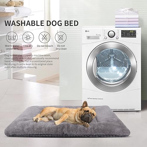 Miniatura 4 de Tapete reversible para cama para perro con terciopelo de felpa y maíz, cojín suave y cálido para mascotas, colchón lavable de doble propósito para