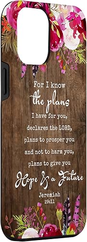 Miniatura 3 de Funda cristiana para iPhone 13 Pro Max For I Know The Plans I Have For You Jeremías 2911
