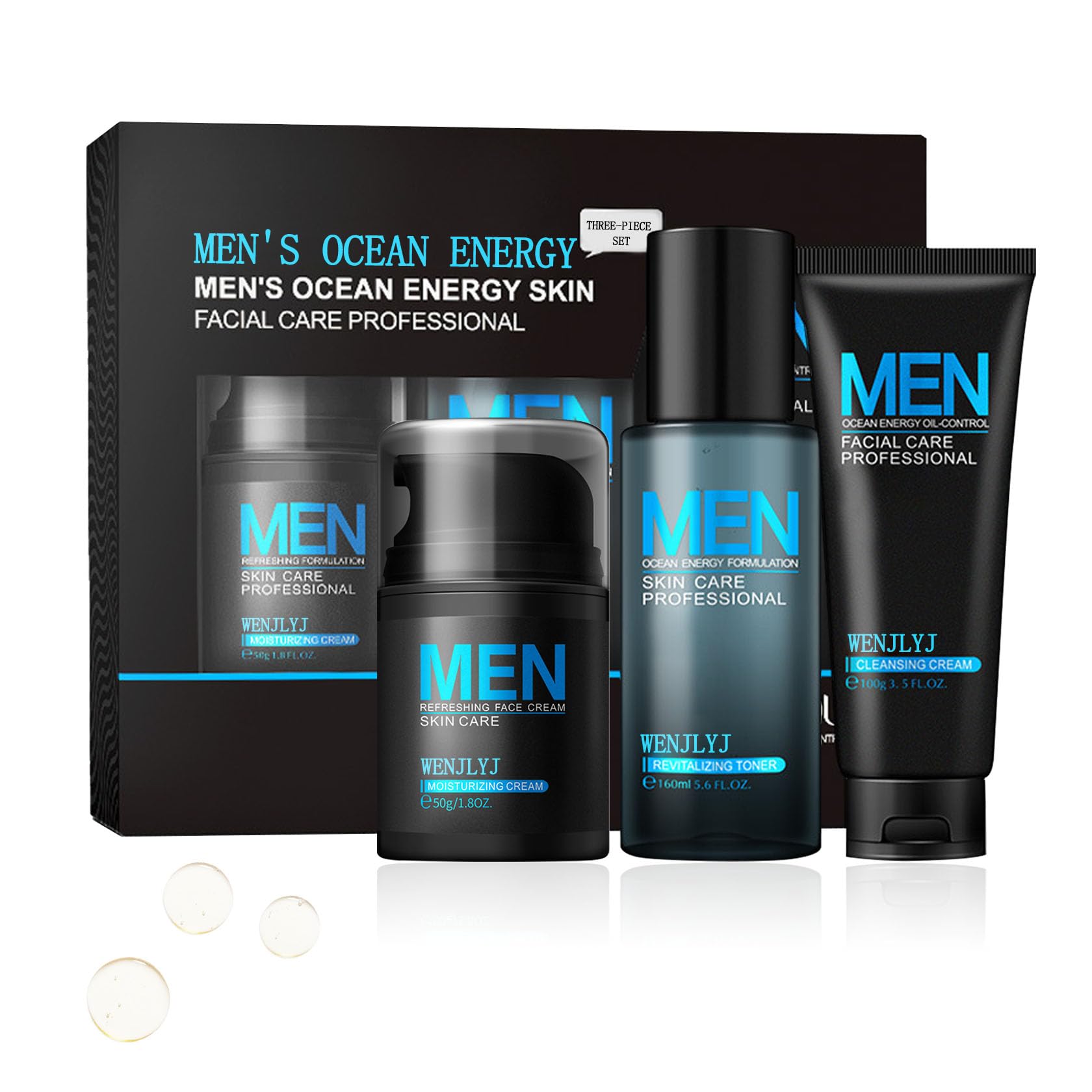 Men's Gifts Set - Facial Set Includes Face Moisturizer