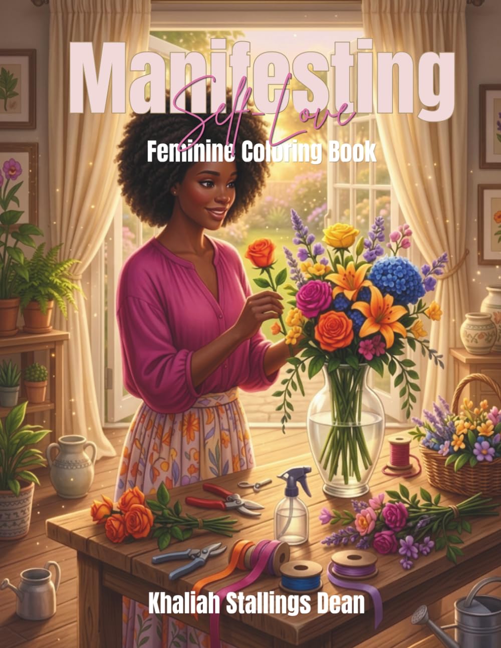 Manifesting Self-Love: Feminine Coloring Book