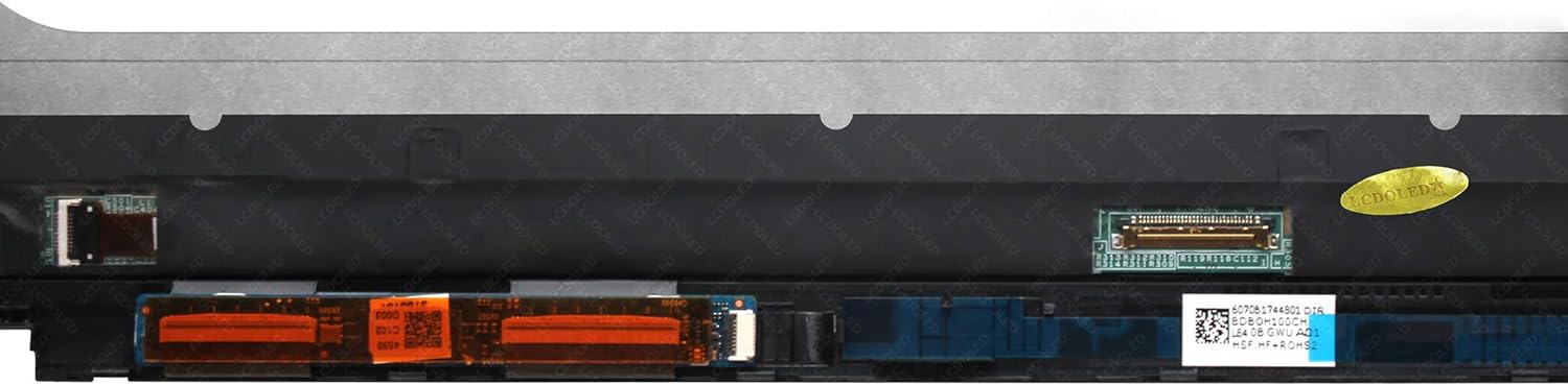 LCDOLED Replacement for HP Pavilion x360 14t-dw100 14m-dw1xxx 14m-dw1000 14m-dw1013dx 14m-dw1023dx 14m-dw1033dx 14.0 inches FullHD LCD Display Touch Screen Digitizer Assembly Bezel with Control Board