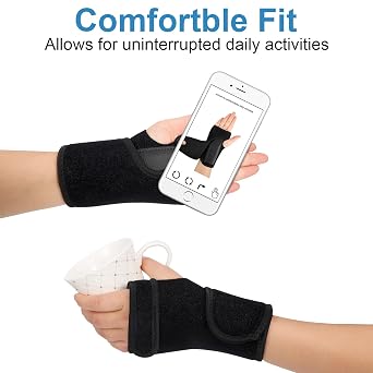 Right Hand Wrist Support Brace | Adjustable Breathable Wrist Strap Reversible Wrist Brace Wrist Protectors