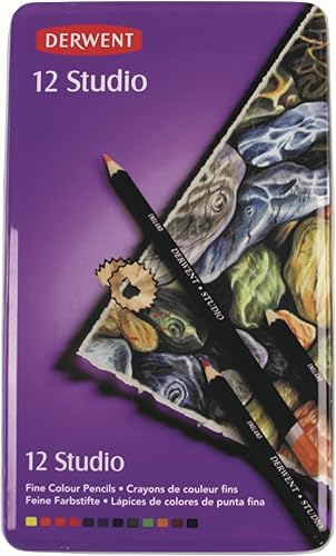 Derwent Studio lápices de colores, Multicolor 12 unidades