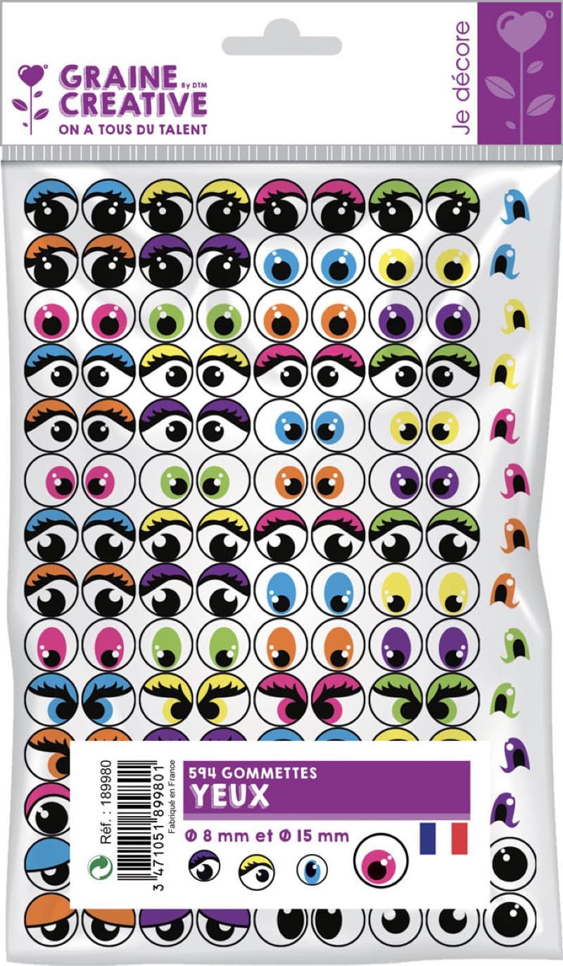 Graine Créative 594 adhesive stickers eyes