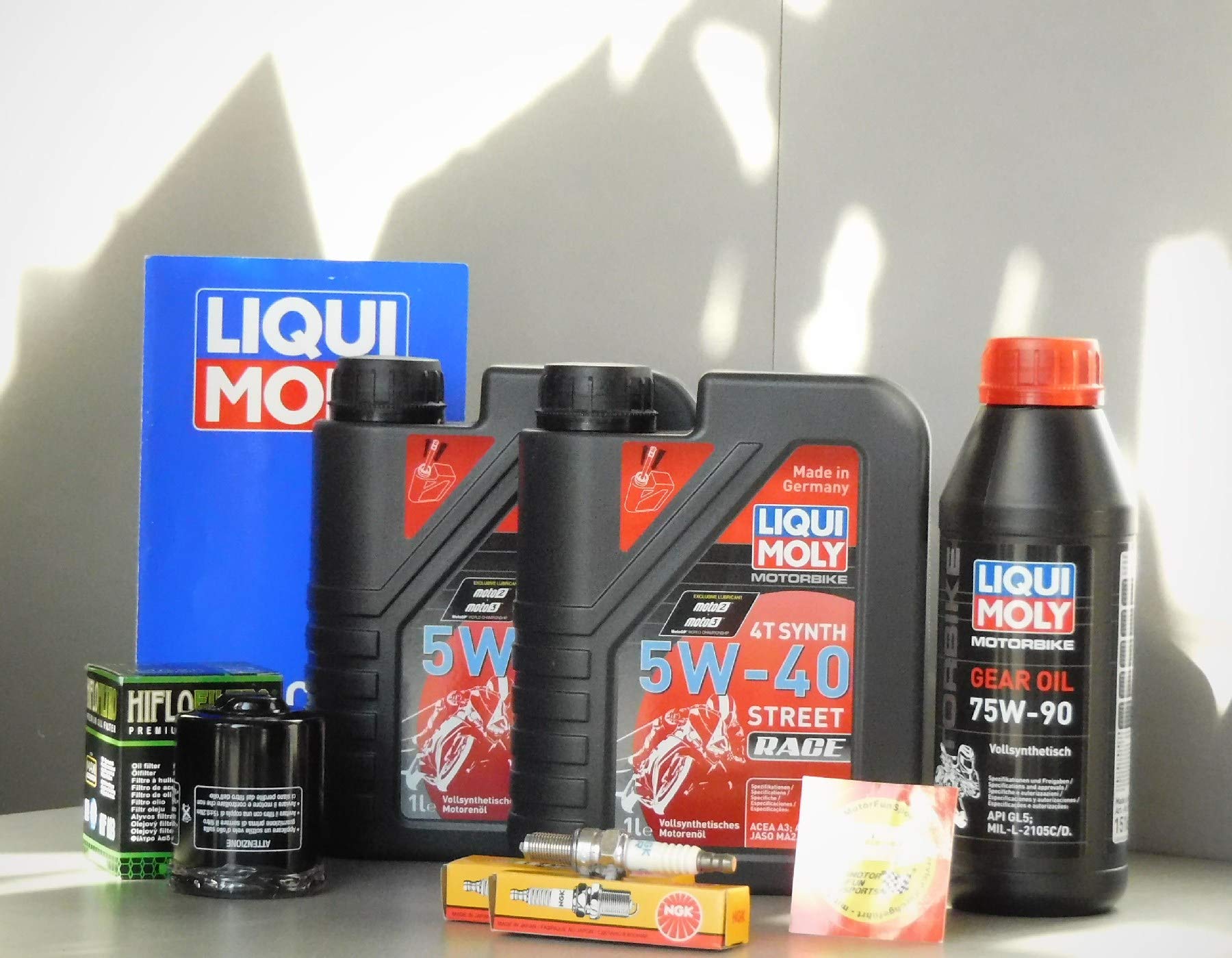 Kit de mantenimiento Piaggio Beverly 200 aceite filtro de aceite bujía servicio de inspección