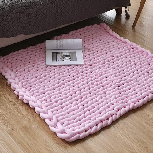 Miniatura 31 de Hilo para tejer con el brazo para hilo grueso, manta tubular gigante para hacer ganchillo, para hacer bricolaje, nudo trenzado para tejer a mano