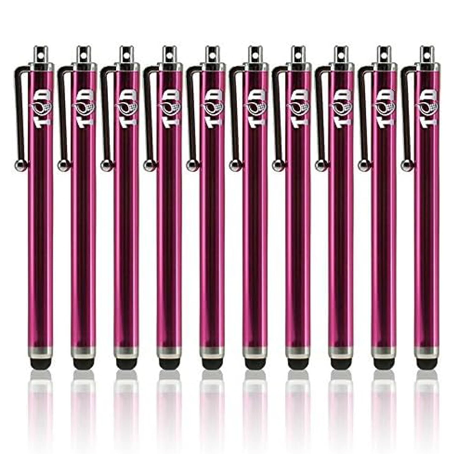 TCD 10 Pack Stylus Pen for Touch Screen, Universal Capacitive Digital Stylus Pen for iPad, iPhone, Tablet, Laptop – Premium Thick Styluses for All