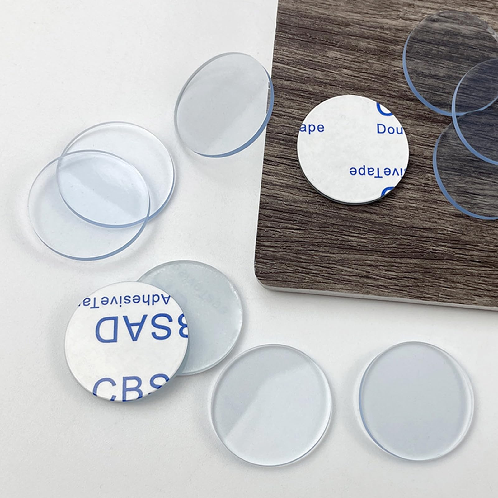8 Anti-Rutsch Pads Transparent - Selbstklebende Rutschstopper Für Möbel