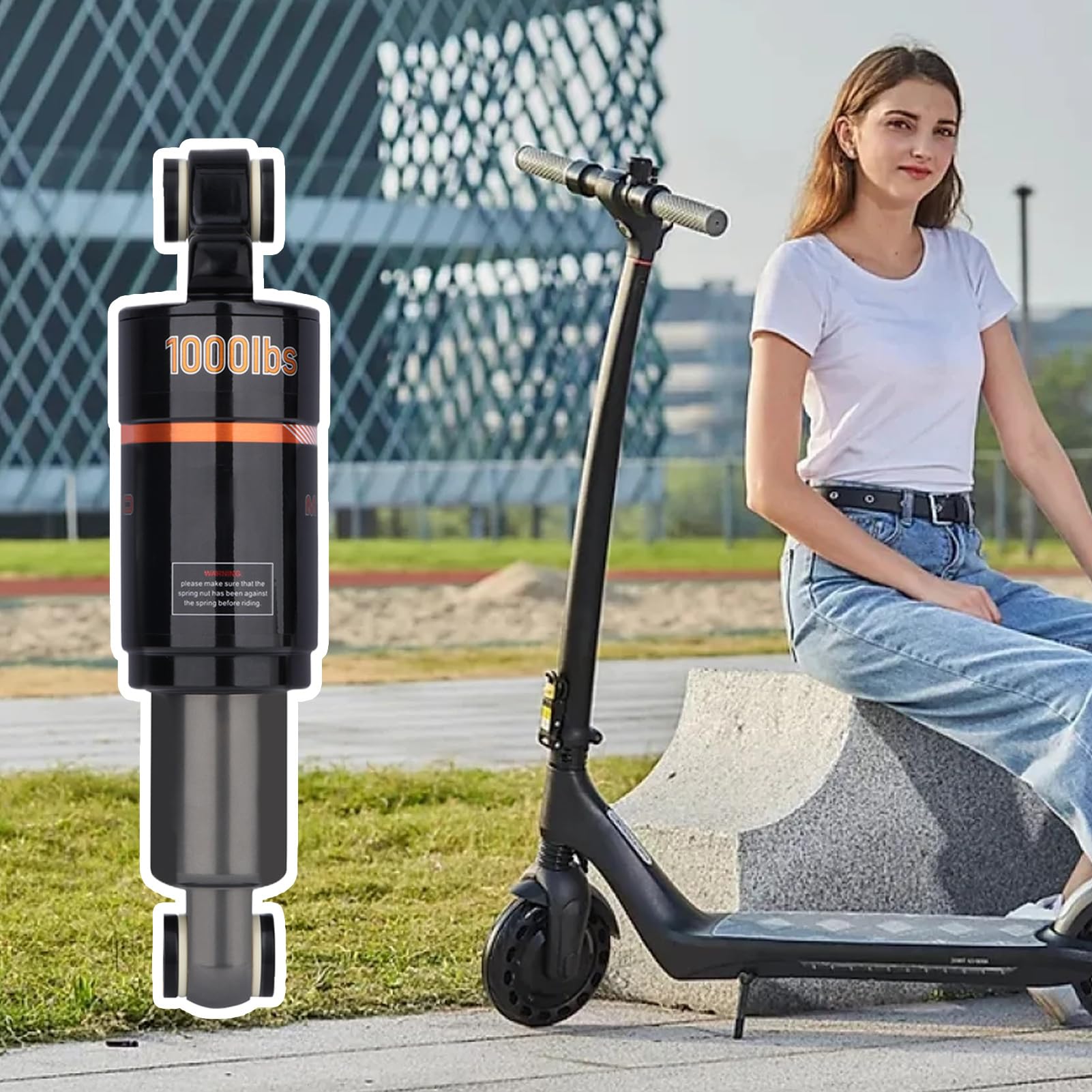 Stoßdämpfer hinten, Scooter | Intelligentes System für Mountainbike, Rennrad, Moto Cross, Quad und andere Fahrzeuge