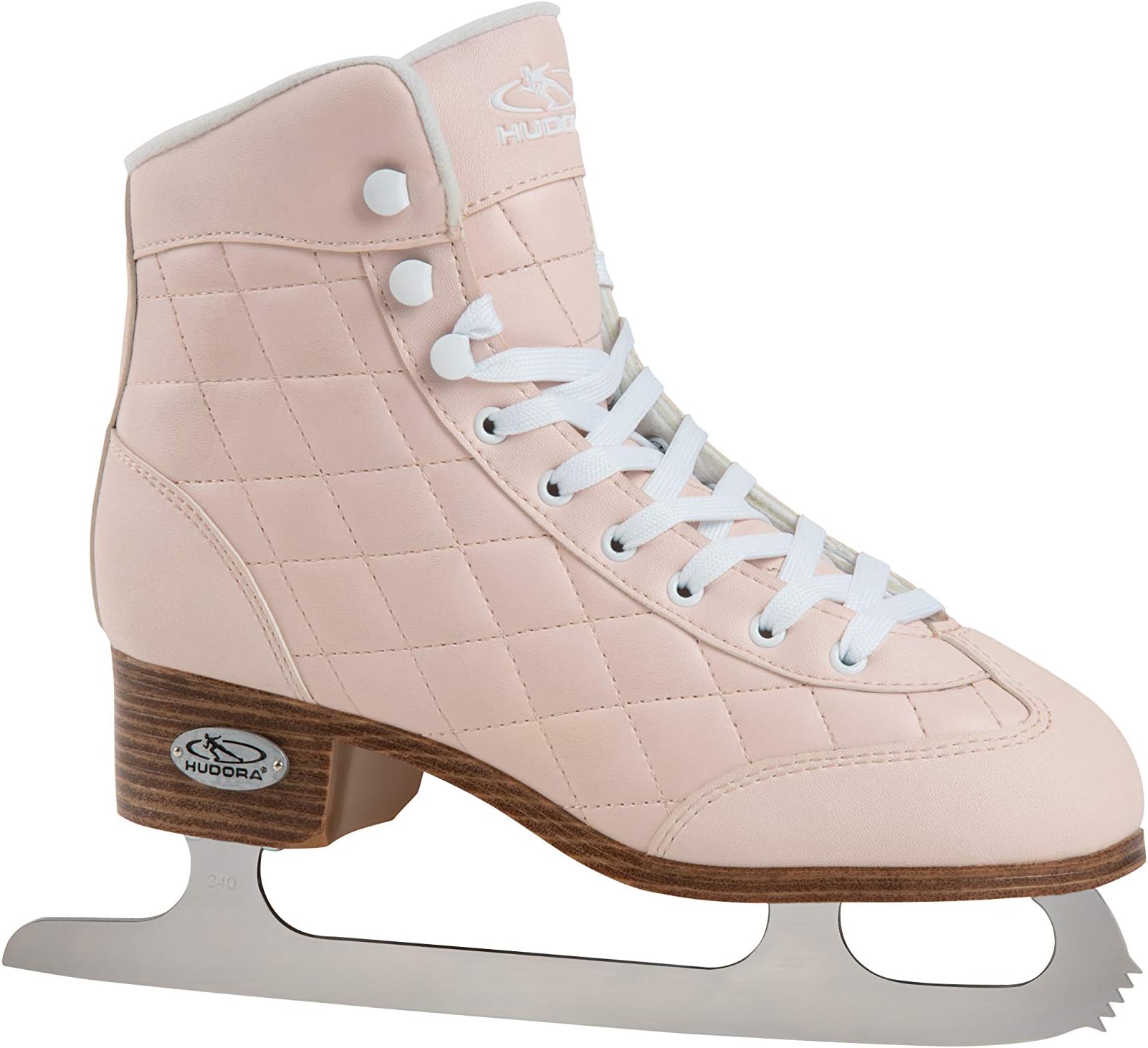 HUDORA Women's and Girls' Ice Skates Julia Pink/White Size 38 - Ice Skates,