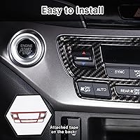 Vista 5 de Marco de Botón de Modo de Aire Acondicionado de Consola Central Moldura para Honda Pilot 2016-2022/ Honda Ridgeline 2017-2023/ Honda Passport