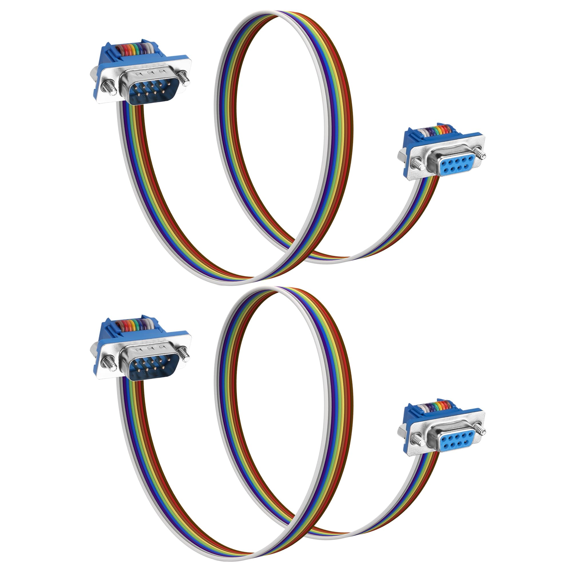 DB9 RS232 - Cable alargador de 9 pines para módem de PC y PDA, 50 cm (macho a hembra)