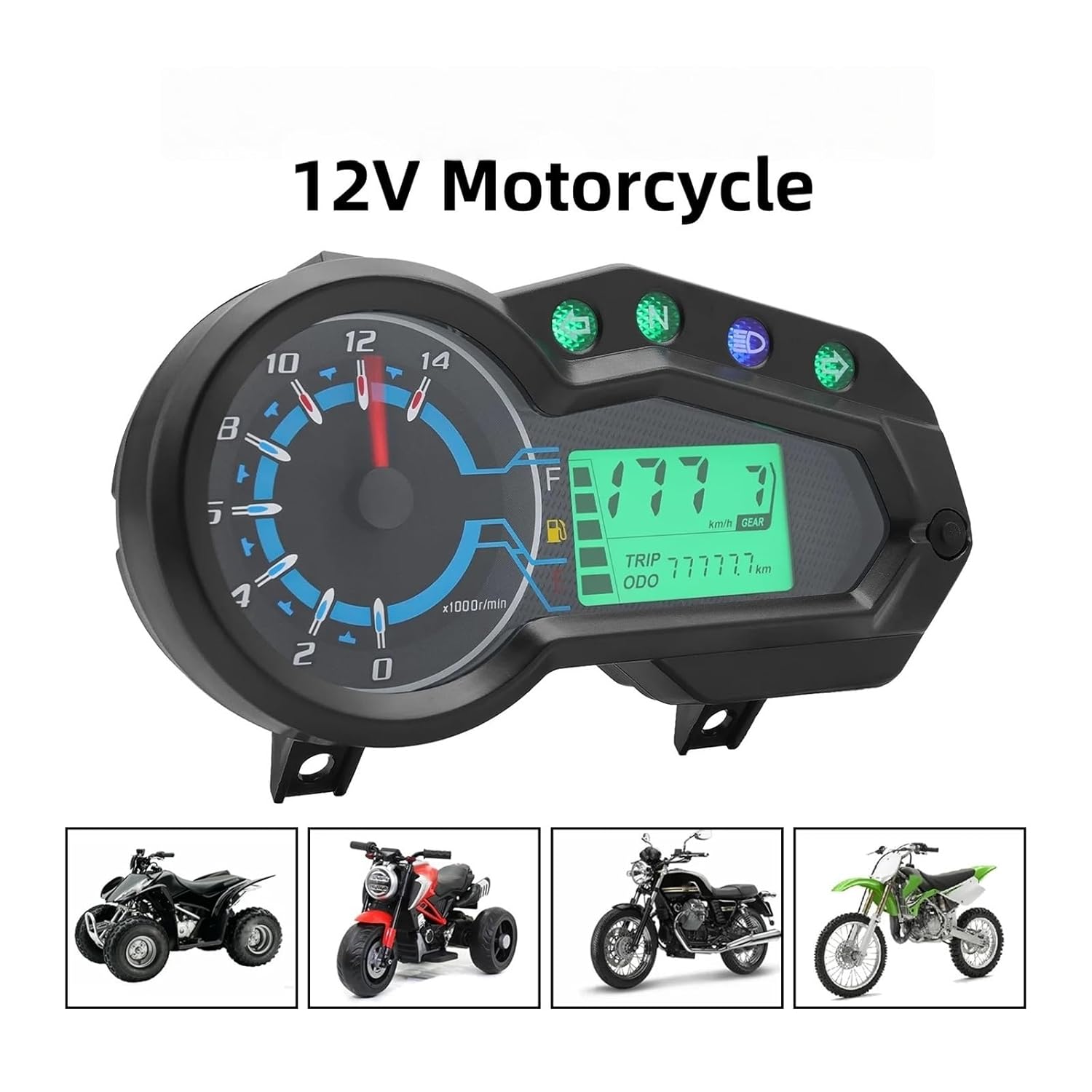 Motorcycle Speedometer Tachometer for Freedom CR1 150 Digital Motorcycle Speedometer Gauge Tachometer Meters Instrument Cluster Indicator 2025