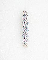 Vista 3 de Faship Preciosa pinza para el pelo de cocodrilo con diseño floral de cristal AB