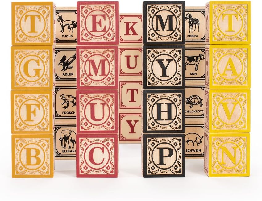 German ABC Blocks - Made in USA