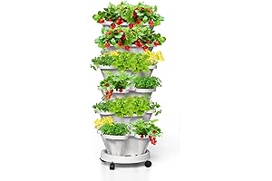 Strawberry Vertical Planters: Grow Towers for Vegetables and Herbs