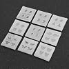 9Pcs Earring Resin Casting Silicone for Making Earrings Jewelry Casting for Polymer Clay, Pendant Earrings Making