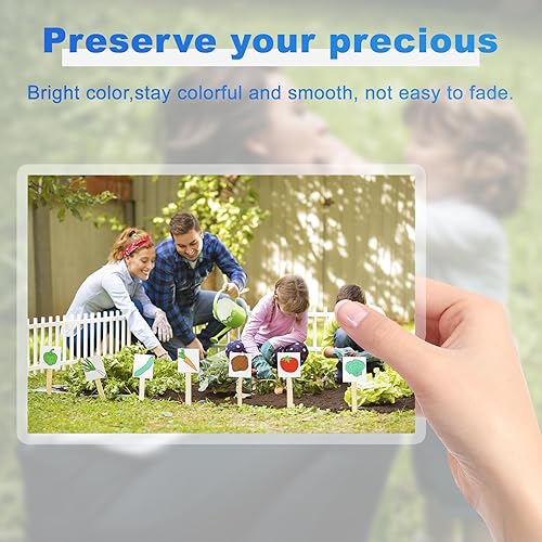 Vista 2 de Paquete de 100 hojas de laminación, bolsas de laminación de 5 mil, 9 x 11.5 pulgadas, papel de laminación térmica transparente de 5 mil