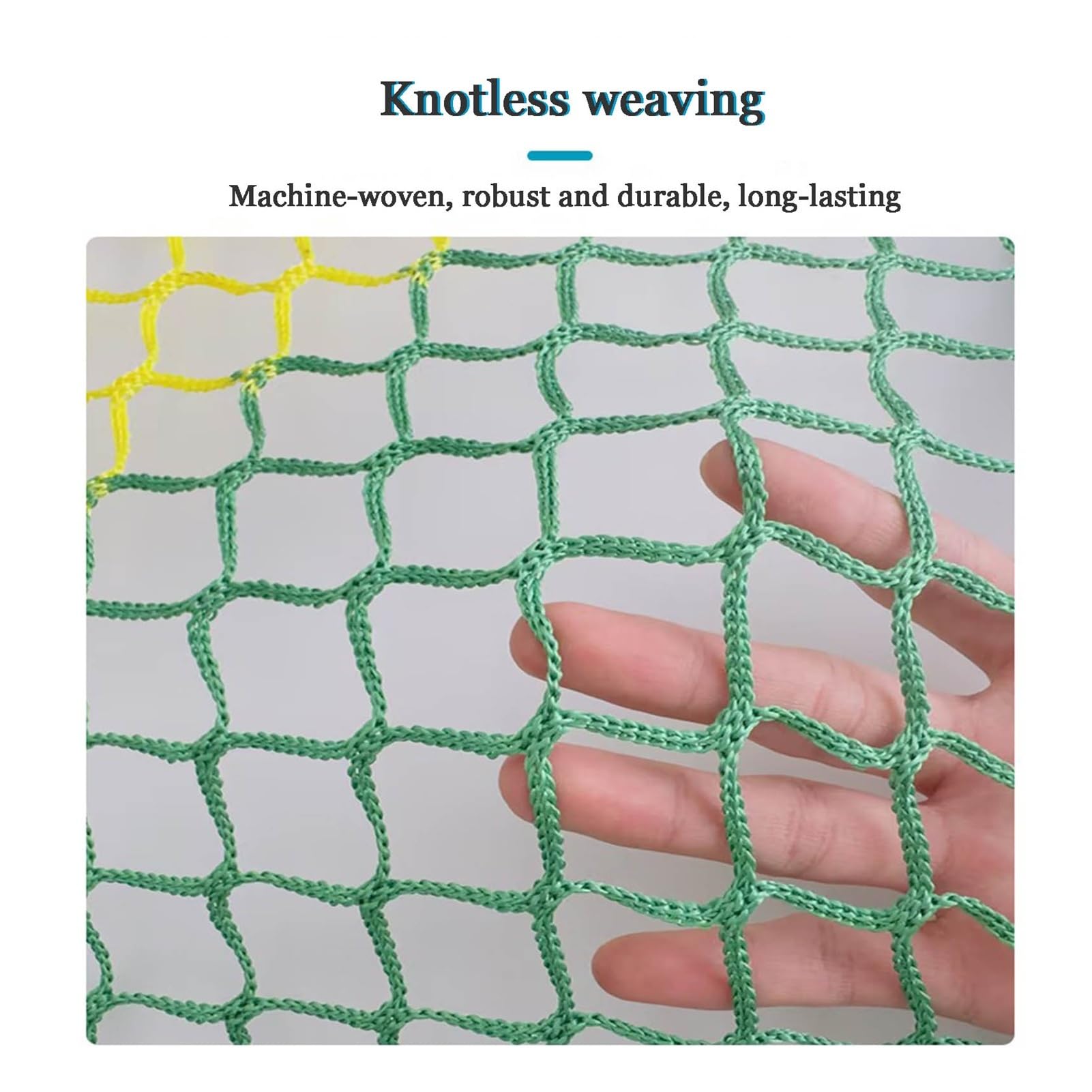 Treppenschutznetz für Wohnungen Flexibel Und Dennoch Robust Und Stabil Absturzsicheres Seilnetz Geeignet für Baustellen 4x6m(13.1x19.7ft)