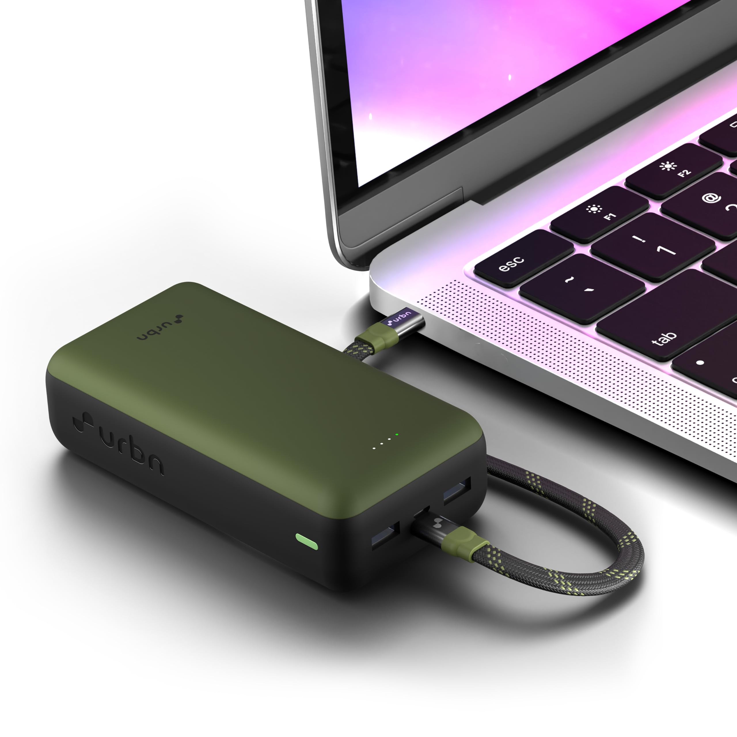 URBN 27000 mAh 65W Ultra Fast Charging Compact Laptop Power Bank | Type C Power Delivery (Input& Output) | Quick Charge | Two-Way Fast Charging | Charge MacBook & Mobile Phones |Made in India (Camo) (B0CJRP6P7M) Amazon Price History, Amazon Price Tracker