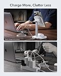 ESR 2 in 1 Magsafe Charger Stand, Wireless Charger Stand for iPhone [Certified], Magsafe Wireless Charging for Multiple Devices iPhone 17e/17/16/15/14/13/12, Apple Watch& AirPods 4/3, White