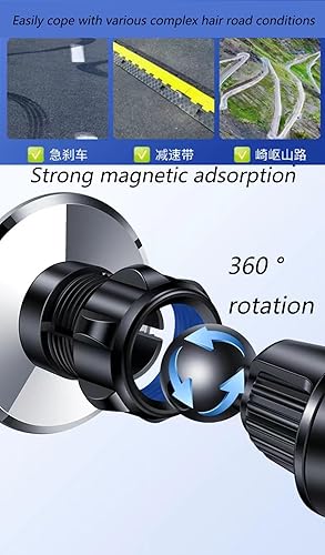 Miniatura 3 de Soporte magnético para teléfono de automóvil, rotación de 360, compatible con iPhone 1112131415, Pro, Xiaomi, Huawei, Samsung, Xs Max, teléfonos